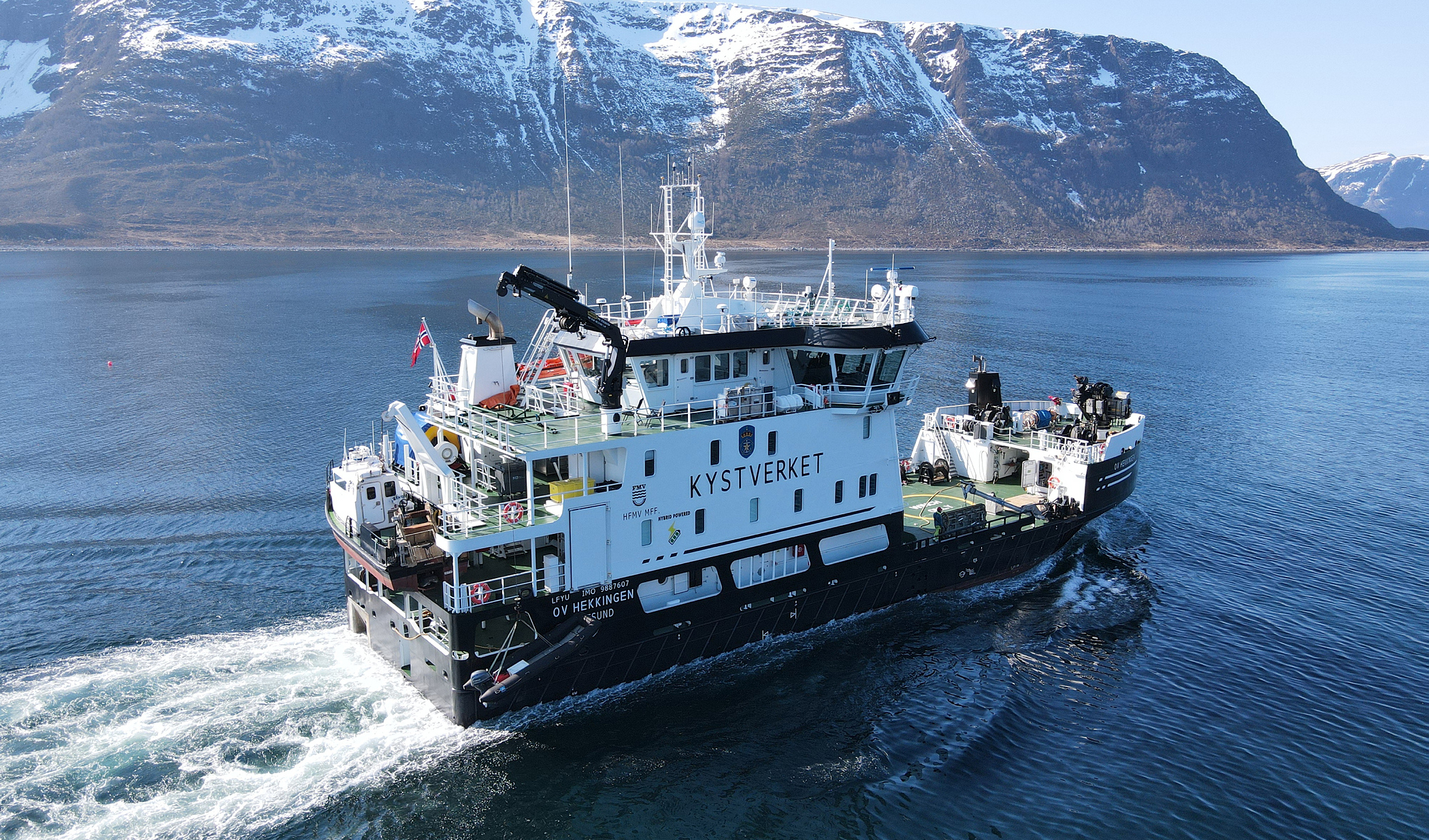 Bilde av Kystverkets fartøy OV Hekkingen
