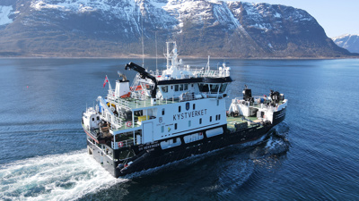 Bilde av Kystverkets fartøy OV Hekkingen