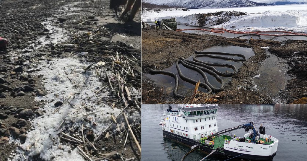 Rydding av plastpellets