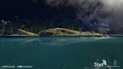 Stad skipstunnel - fra Moldefjorden