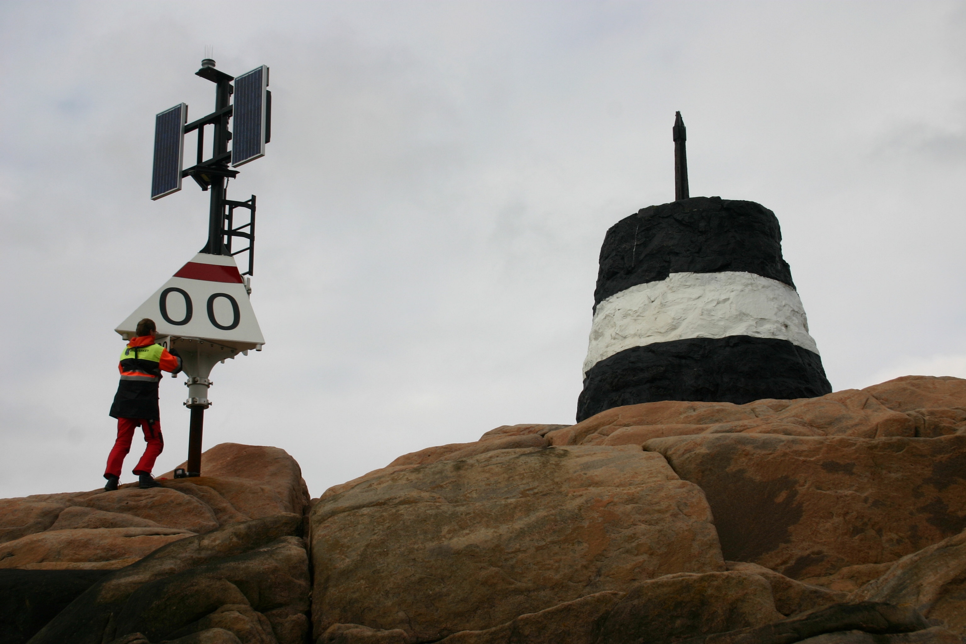 Vedlikehald på sjømerke